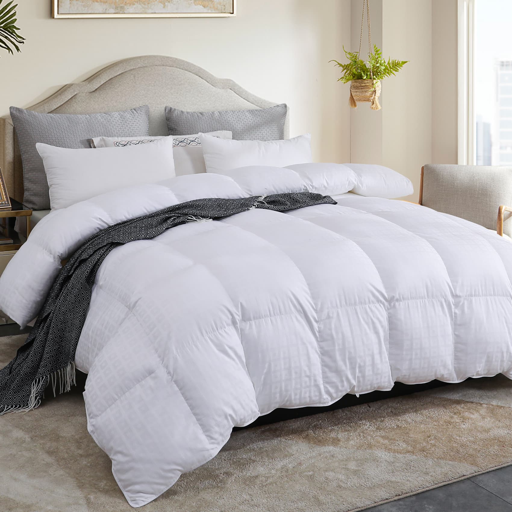 Egyptian Cotton Goose Down Comforter - SNOWMAN